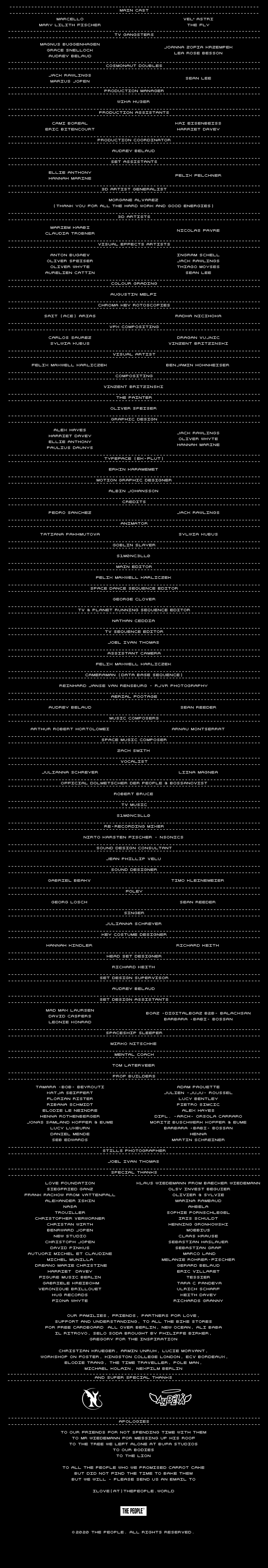 Spacebirth 2 credits